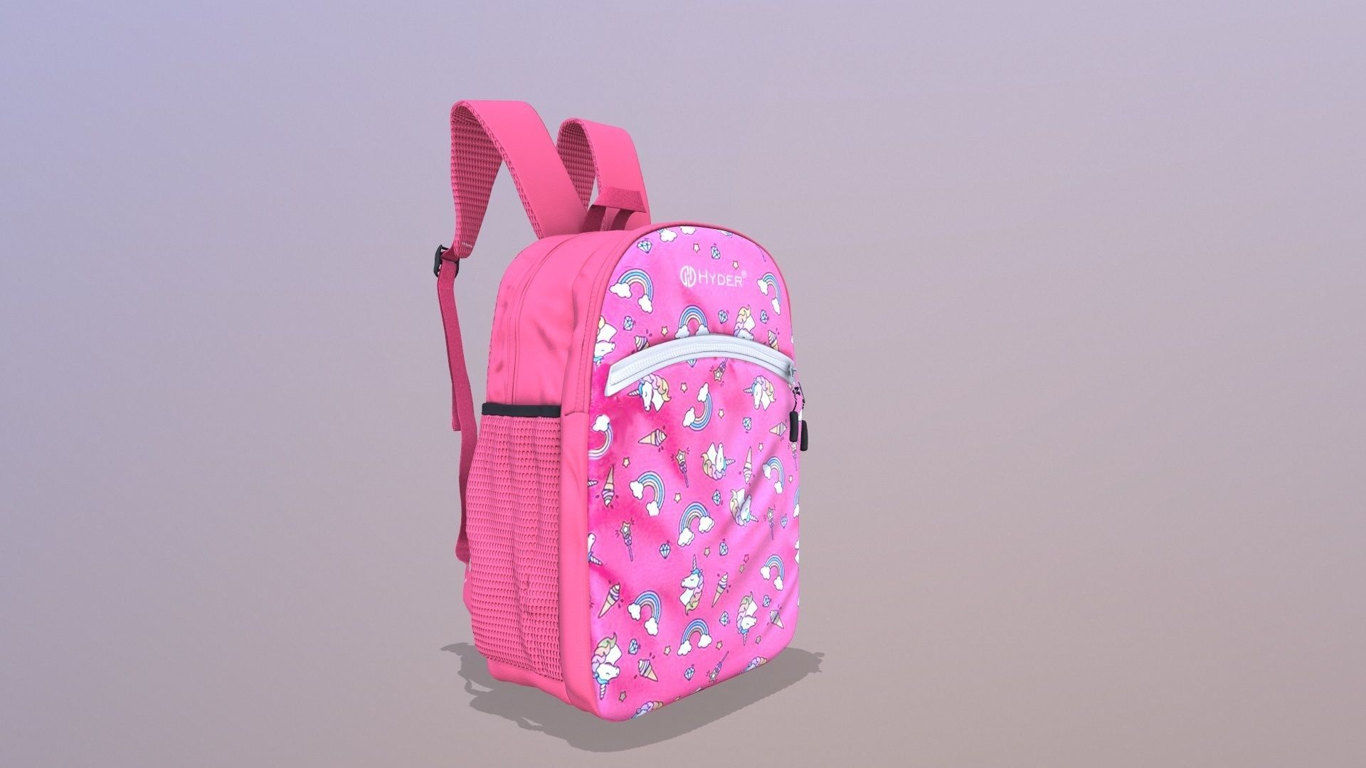 School Bag 3D model_3