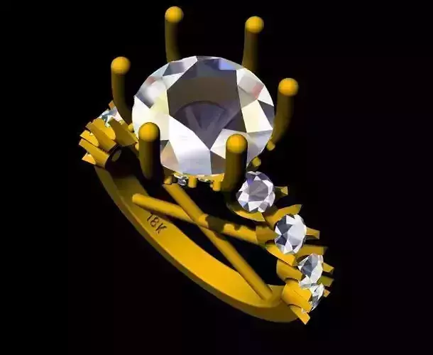 Diamond ring 3dm file