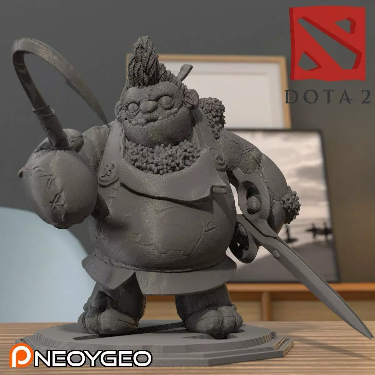TOY BUTCHER PUDGE - DOTA 2 3D print model