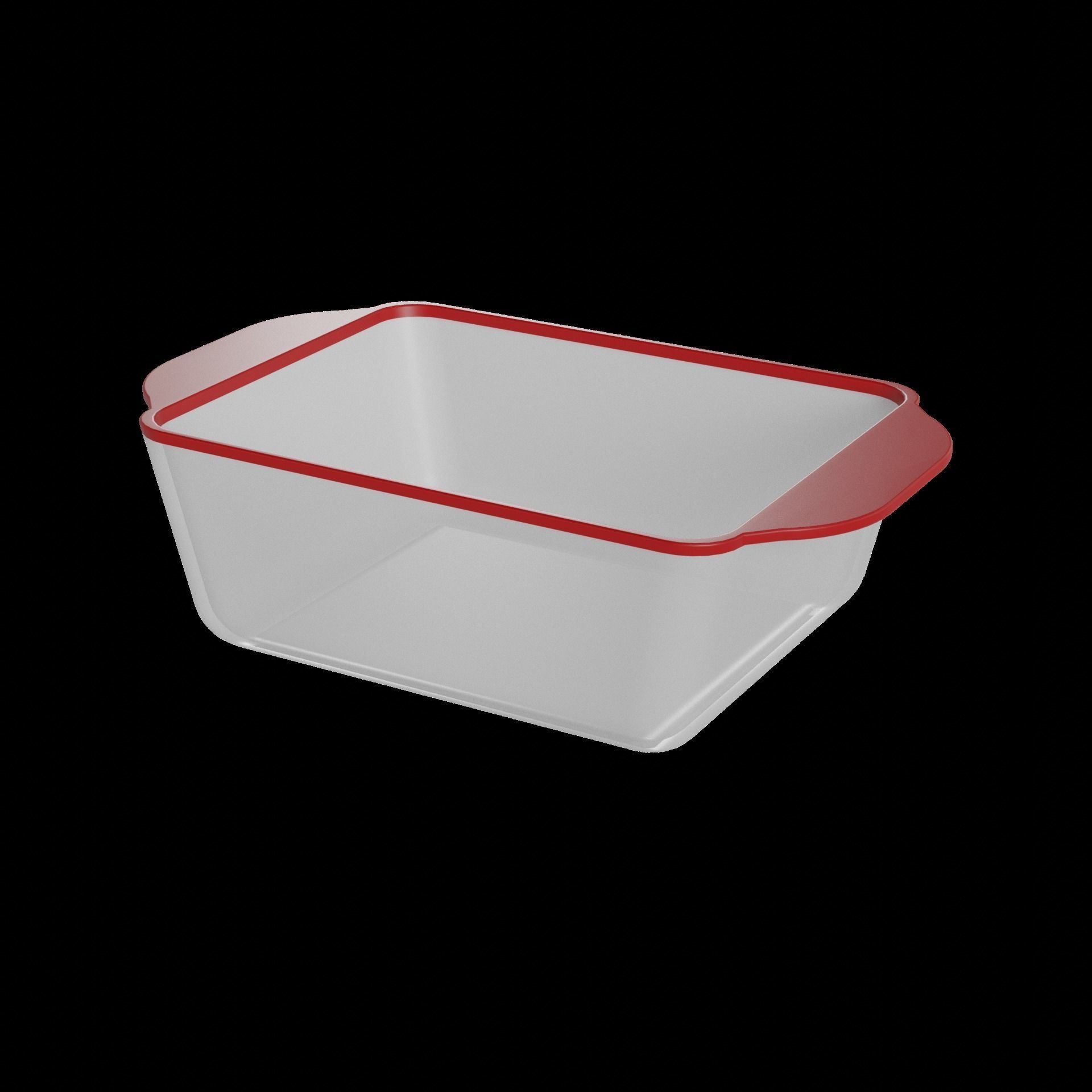 Baking dishes Baking Dish Low-poly 3D model_1