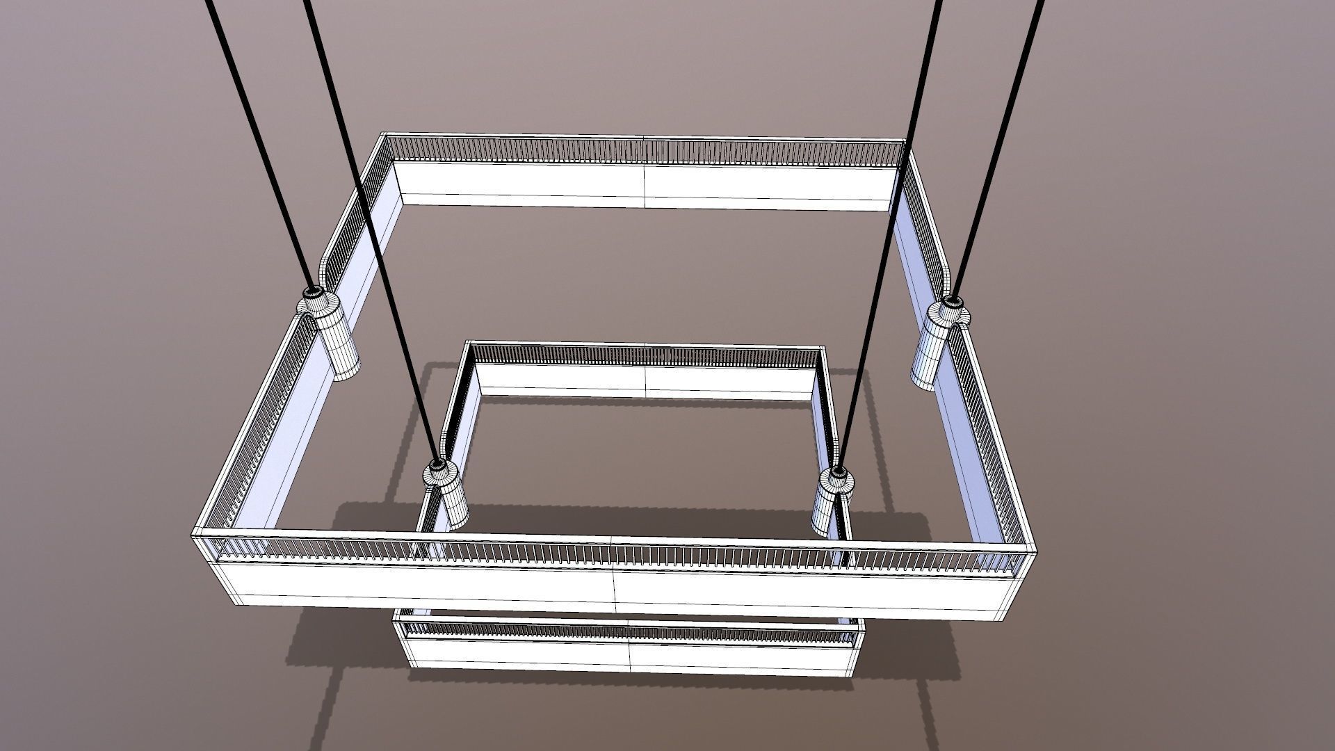 LED Pendant Light 3D model_9