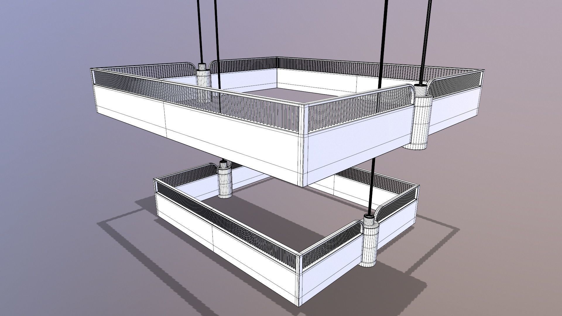 LED Pendant Light 3D model_10