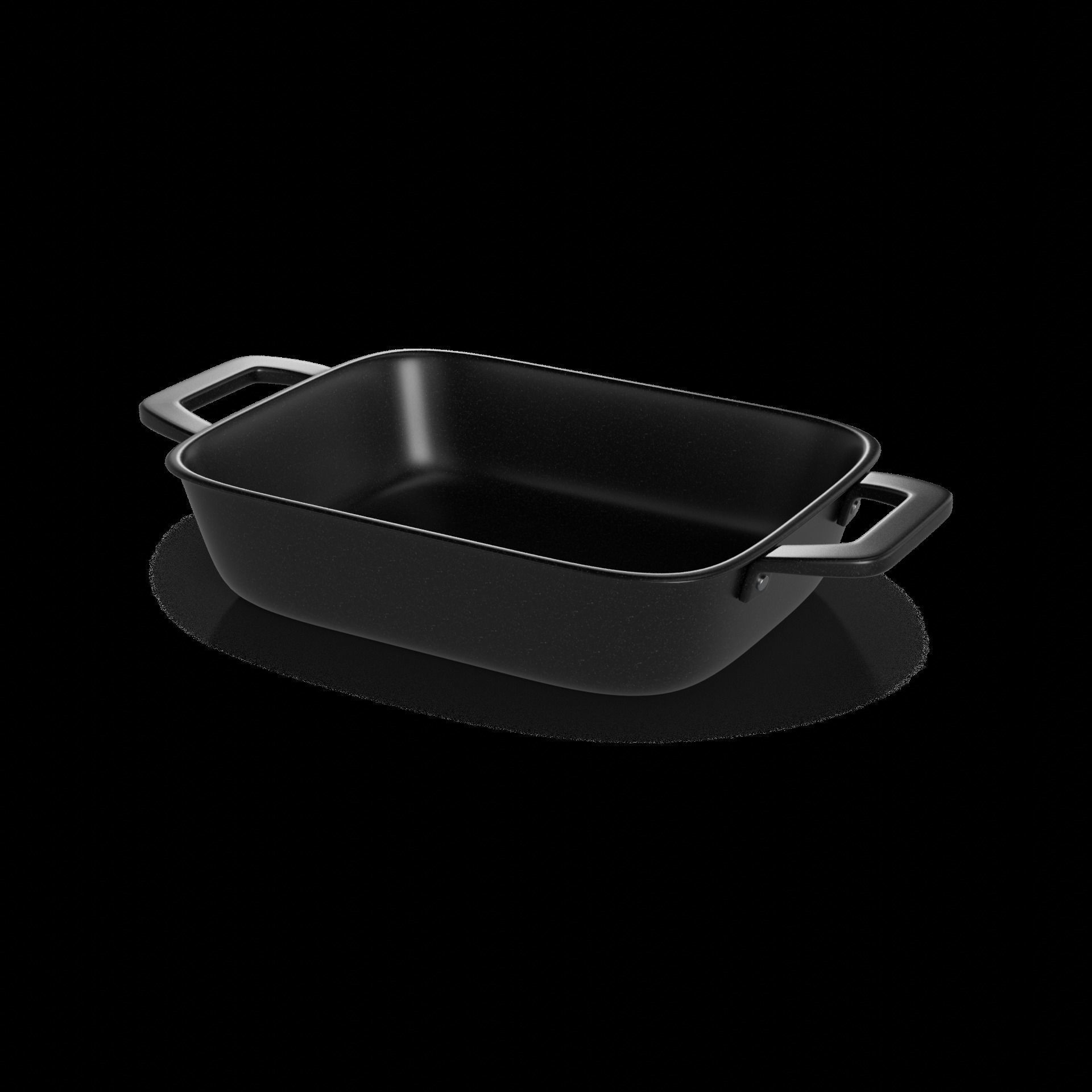 Pots and frying pans Non-Stick Roasting Pan 3D model_1