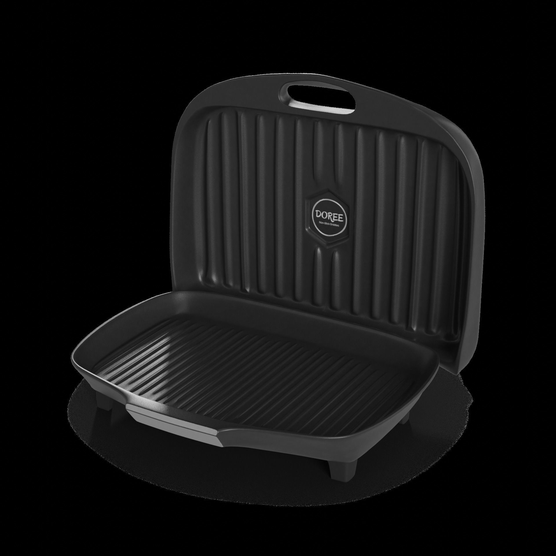 Pots and frying pans Non-Stick Griddle 3D model_1