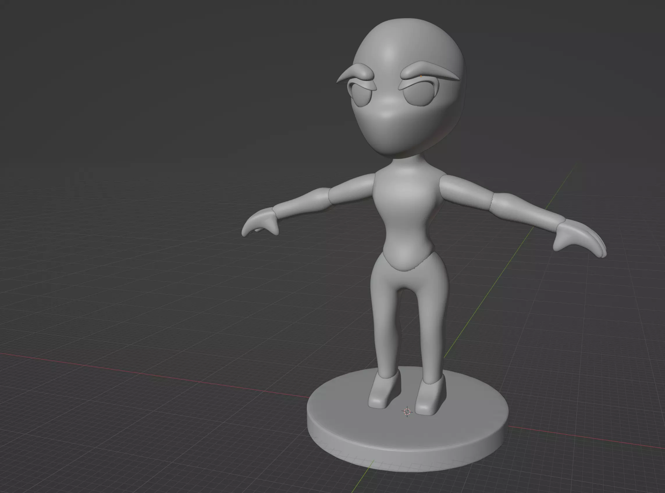 Free Character Base Model Free 3D model