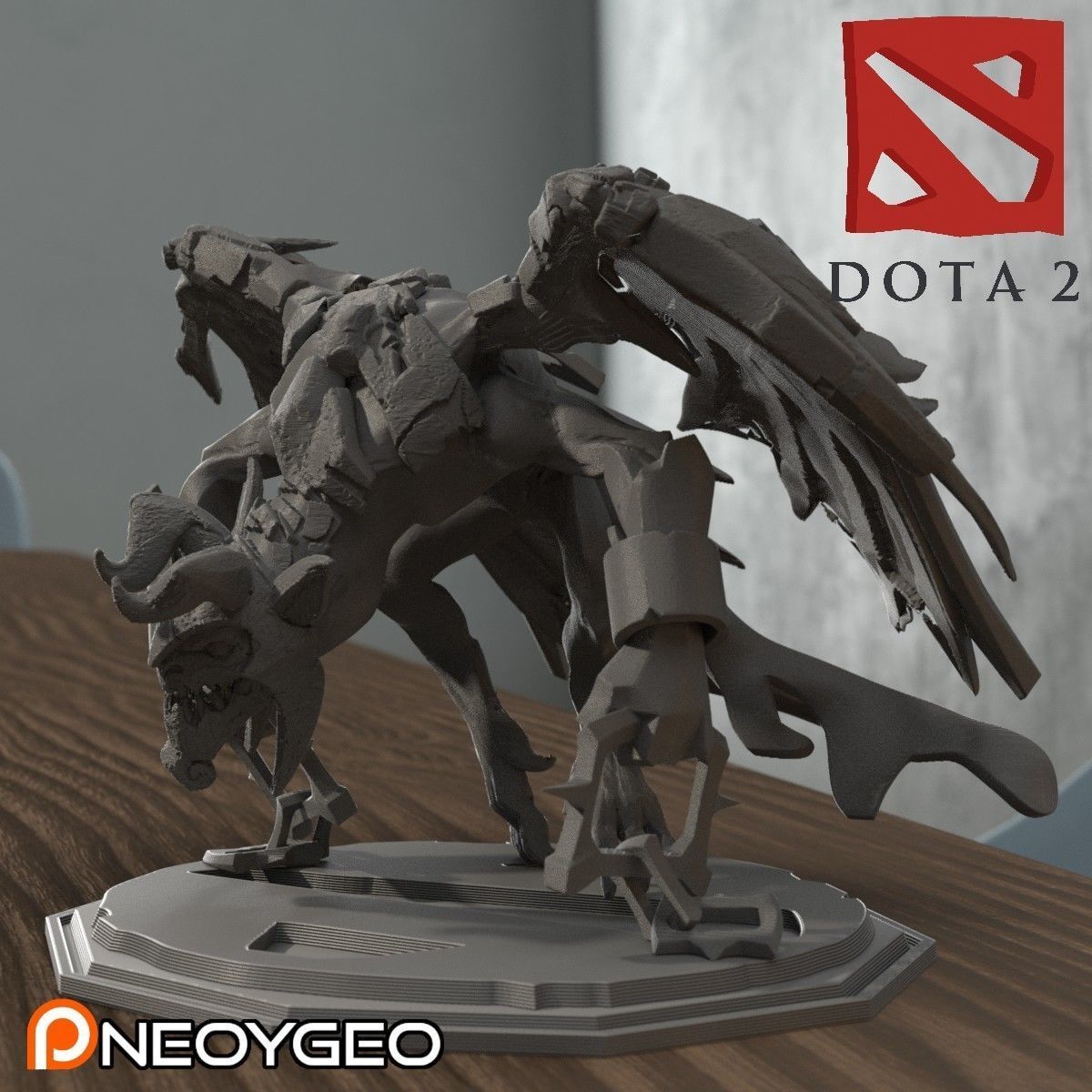 VISAGE - DOTA 2 3D print model_1
