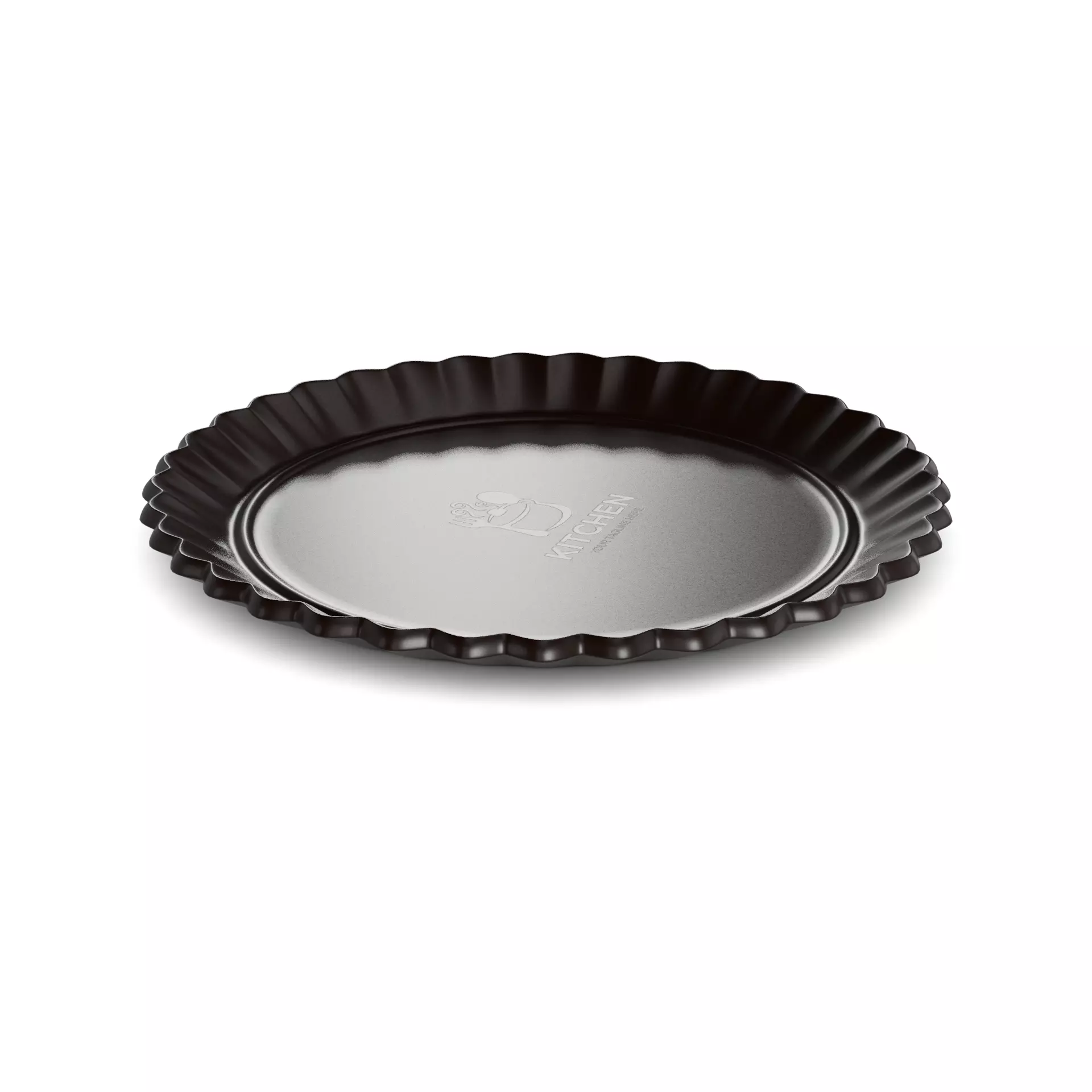 Baking dishes Tart Pan Low-poly 3D model_0
