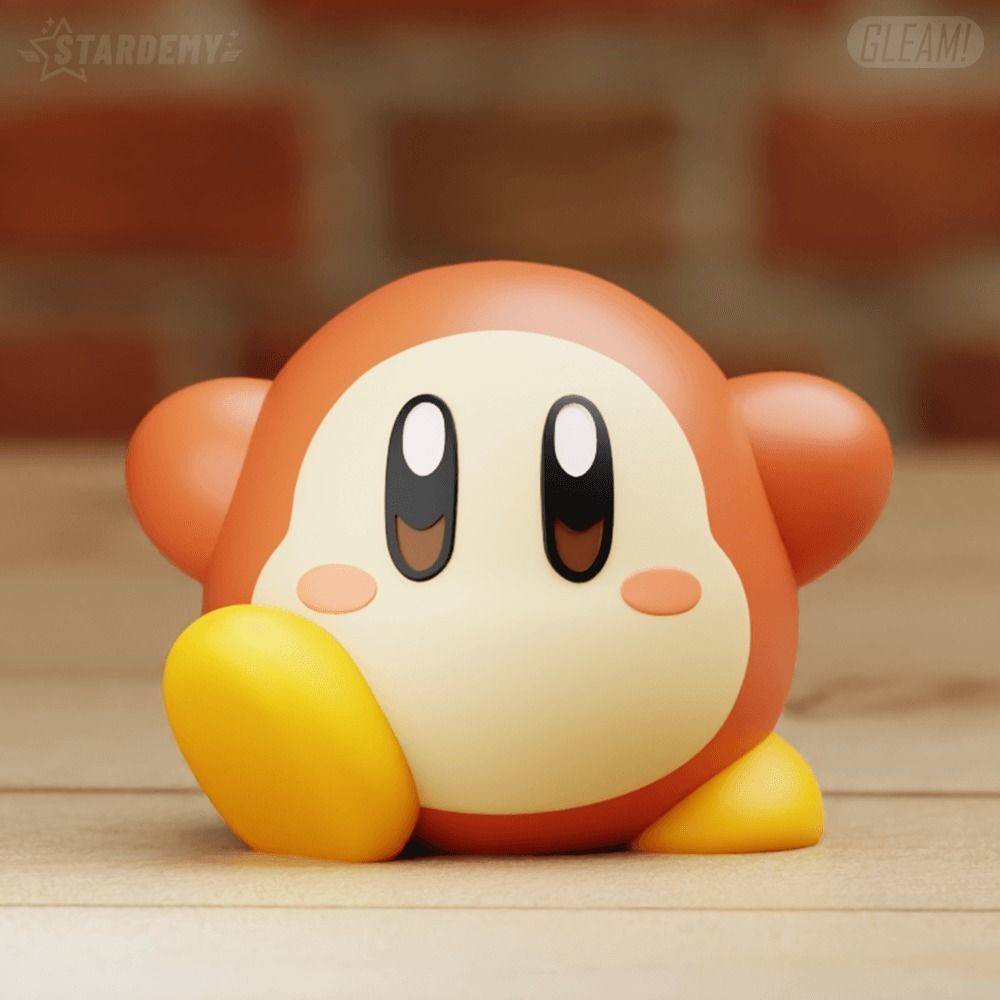 Waddle Dee Kirby Chibi 3 models 3D print model_5