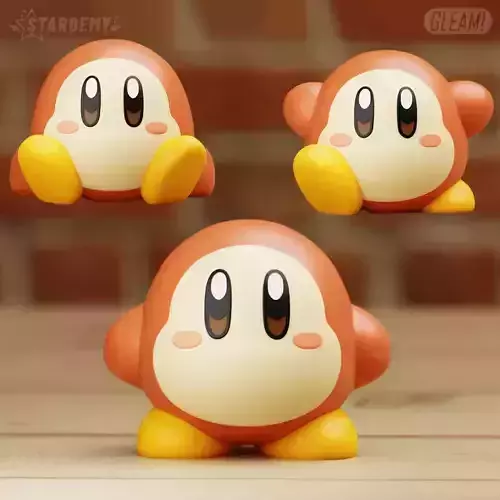 Waddle Dee Kirby Chibi 3 models 3D print model