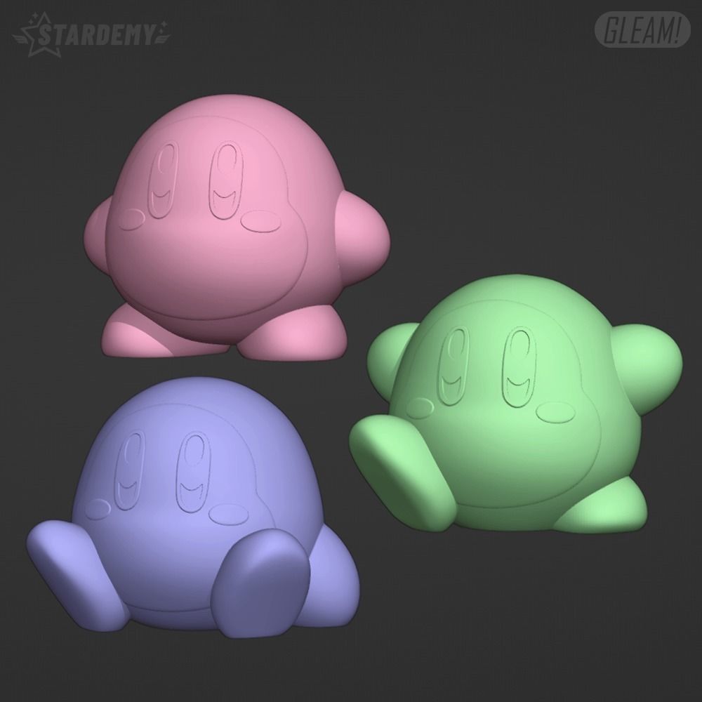 Waddle Dee Kirby Chibi 3 models 3D print model_8