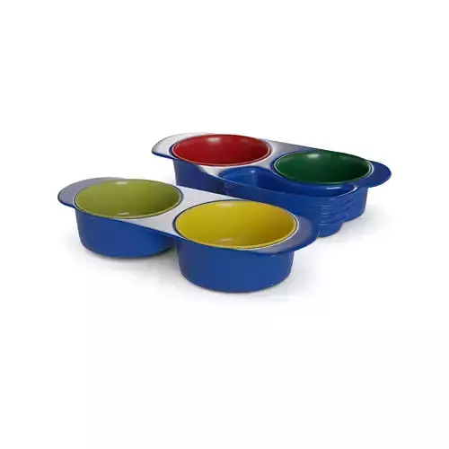 Baking dishes Mini Baking Dish Set Low-poly 3D model