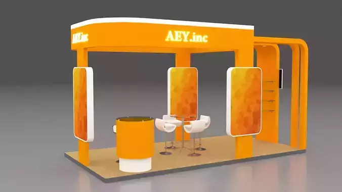 Exhibition Activation Stall 3 meter x 6 meter island