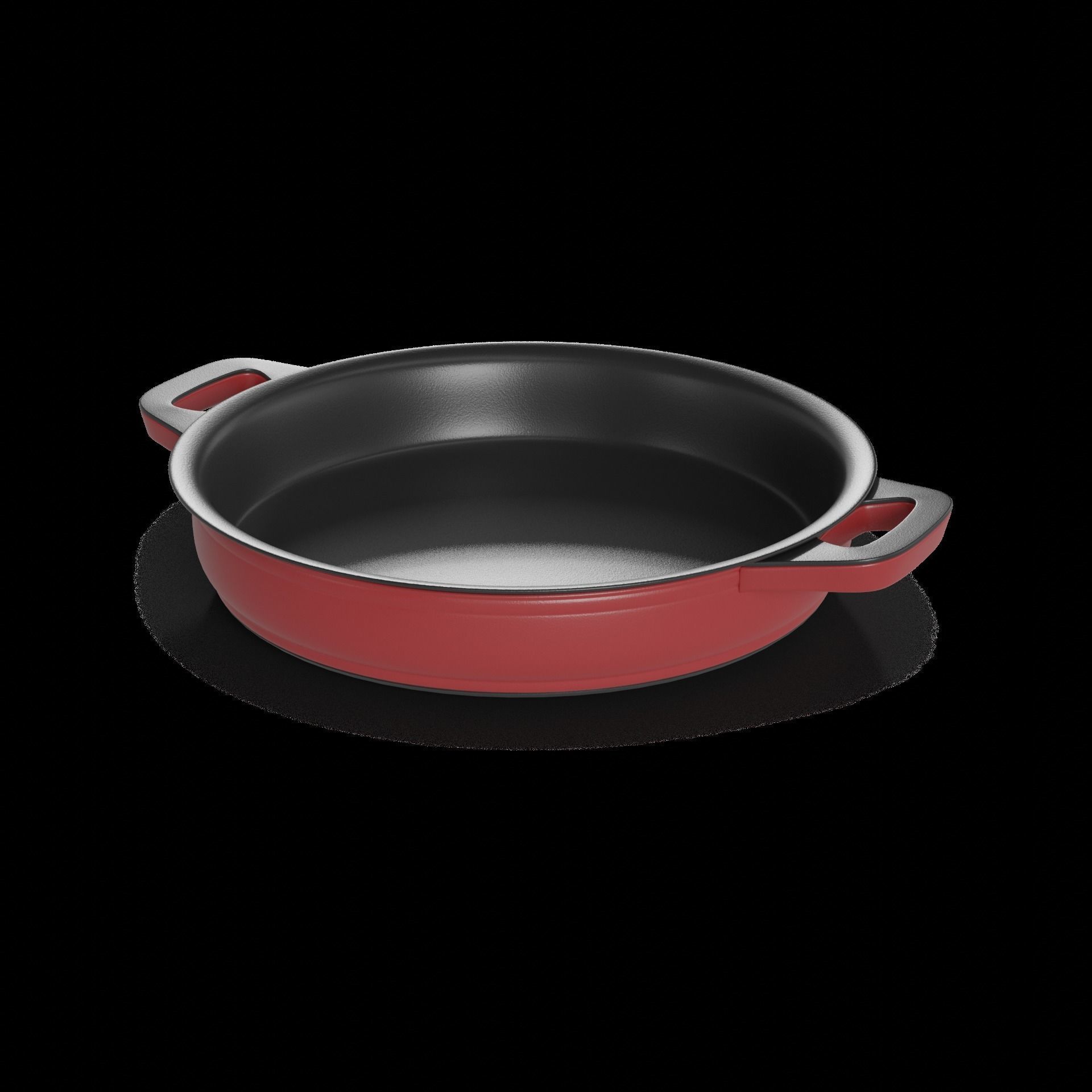 Baking dishes Springform Pan 3D model_1