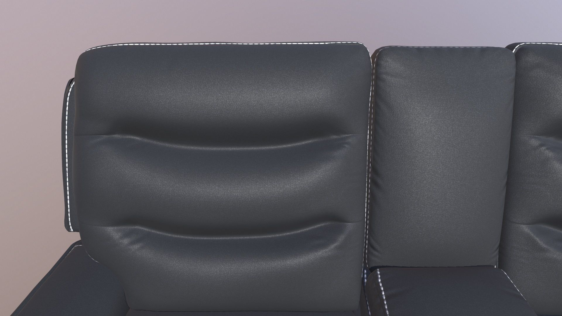 Recliner Sofa 3D model_8