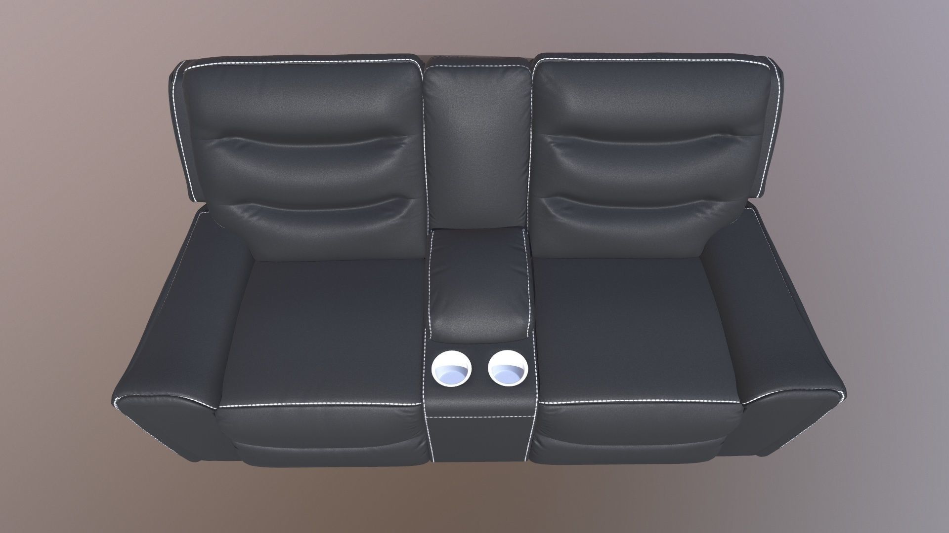 Recliner Sofa 3D model_6