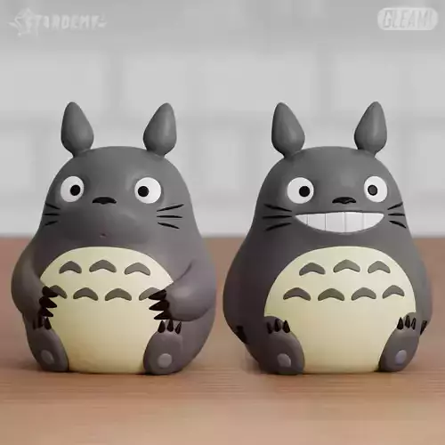 Totoro Chibi 2 models Fanart No Supports 3D print model