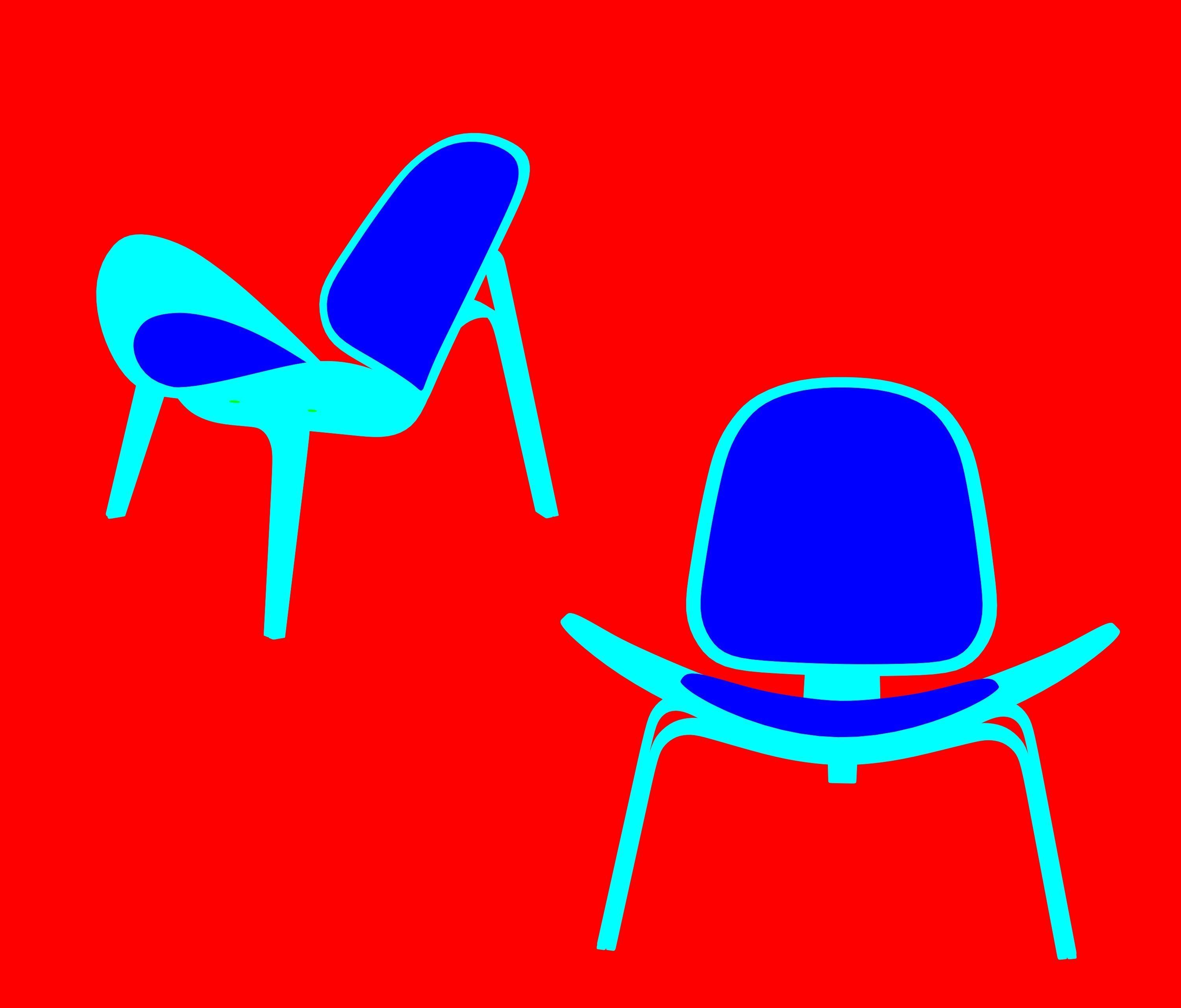 CH07 Shell Chair Hans J Wegner Authentic Design 3D Model 3D model_4