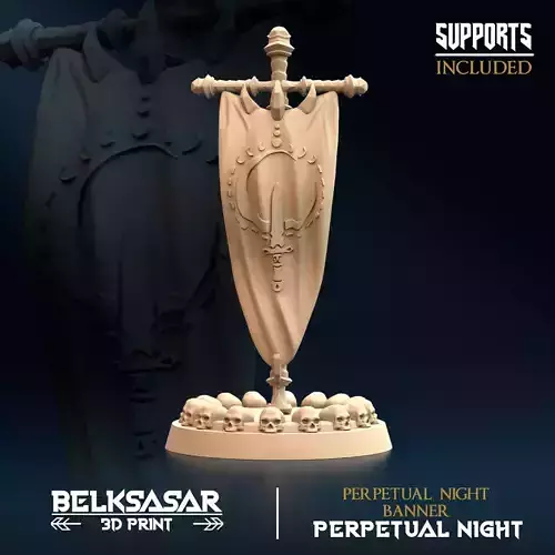 Perpetual Night Banner 3D print model