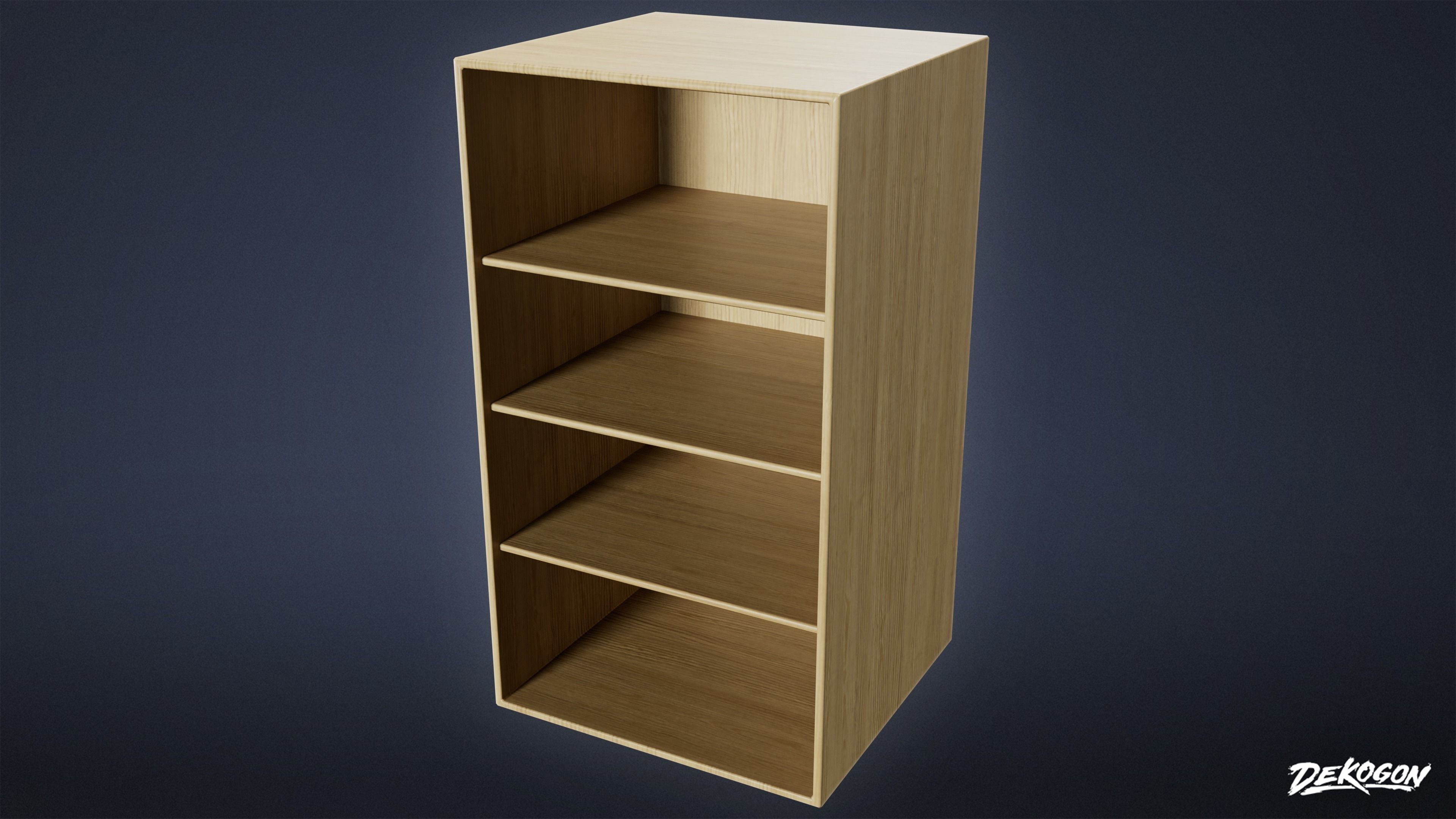 HIGH SCHOOL CLASSROOM - Cabinets 01 - LOW POLY Low-poly 3D model_6