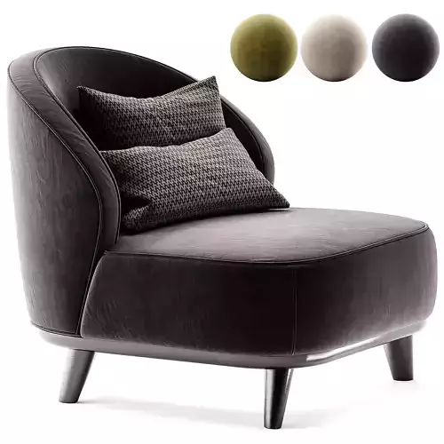 DHORA Armchair By Casamilano 3D model