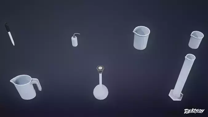 HIGH SCHOOL CLASSROOM - Containers 02 - LOW POLY