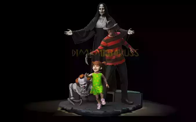 horror 3D print model