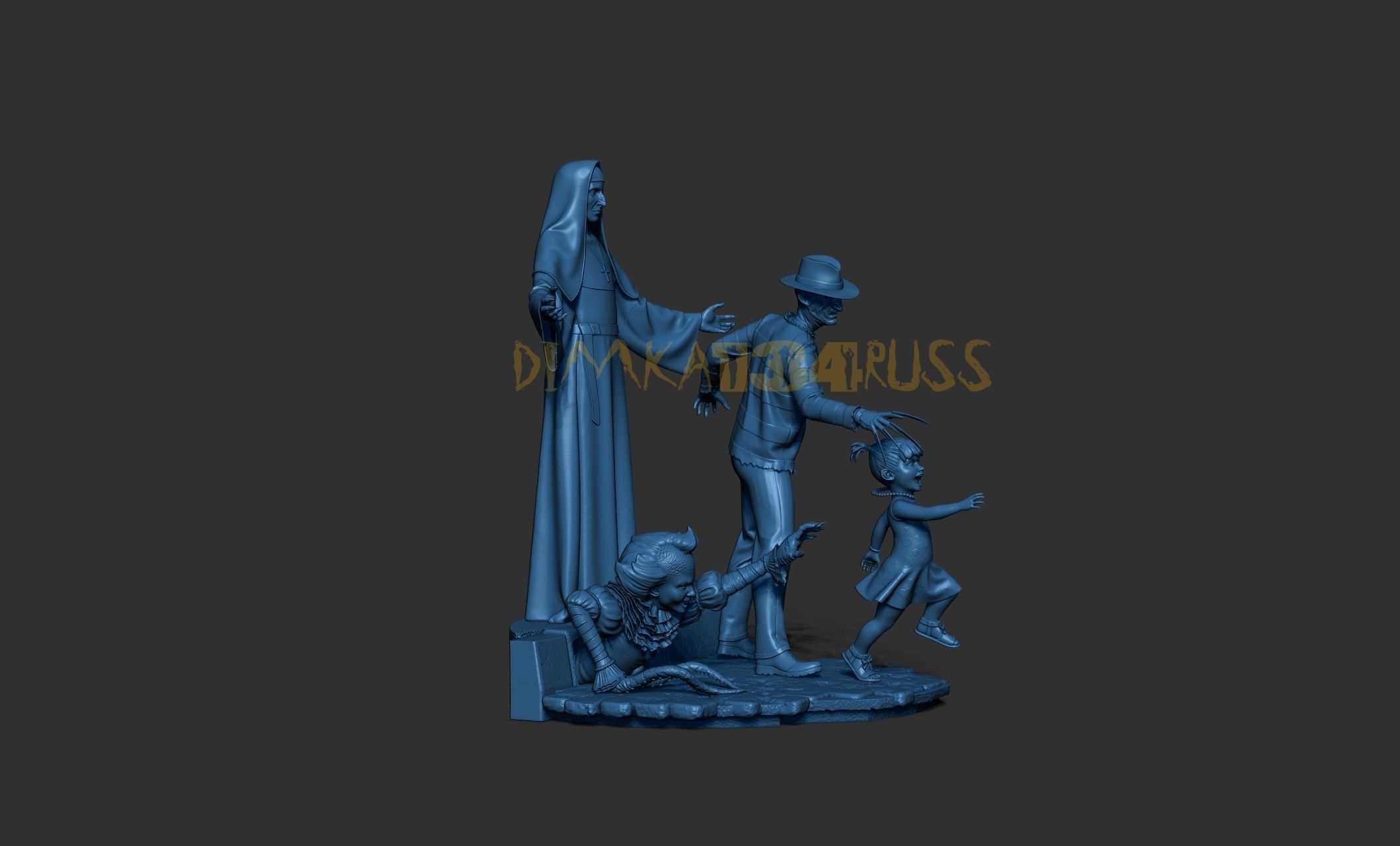 horror 3D model 3D printable | CGTrader