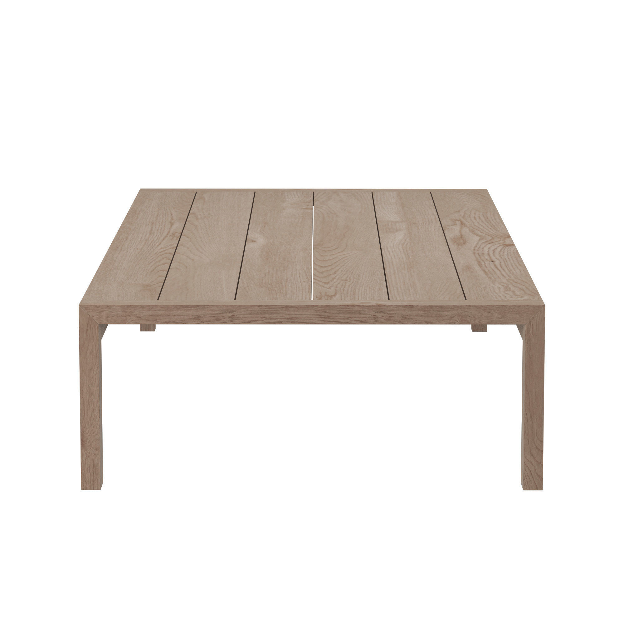 AEGEAN TEAK RECTANGULAR COFFEE TABLE 3D model_4