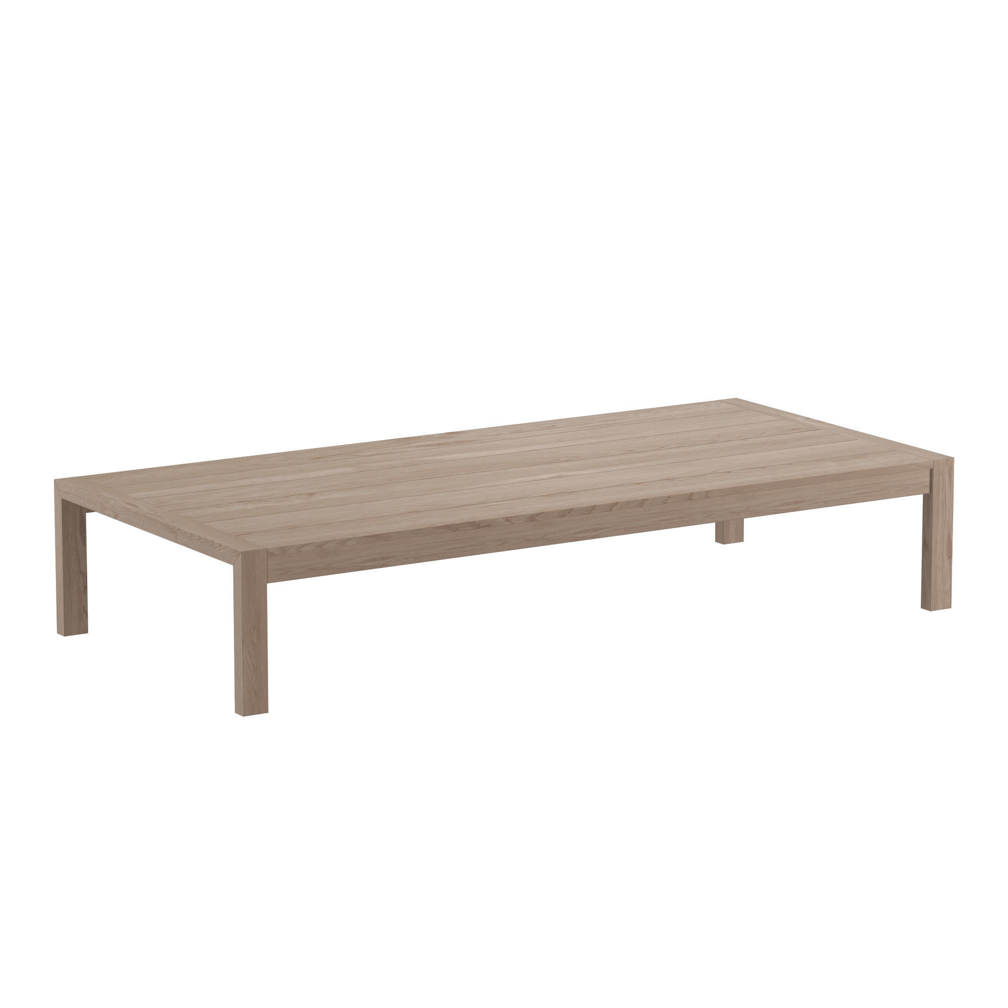 AEGEAN TEAK RECTANGULAR COFFEE TABLE 3D model_1