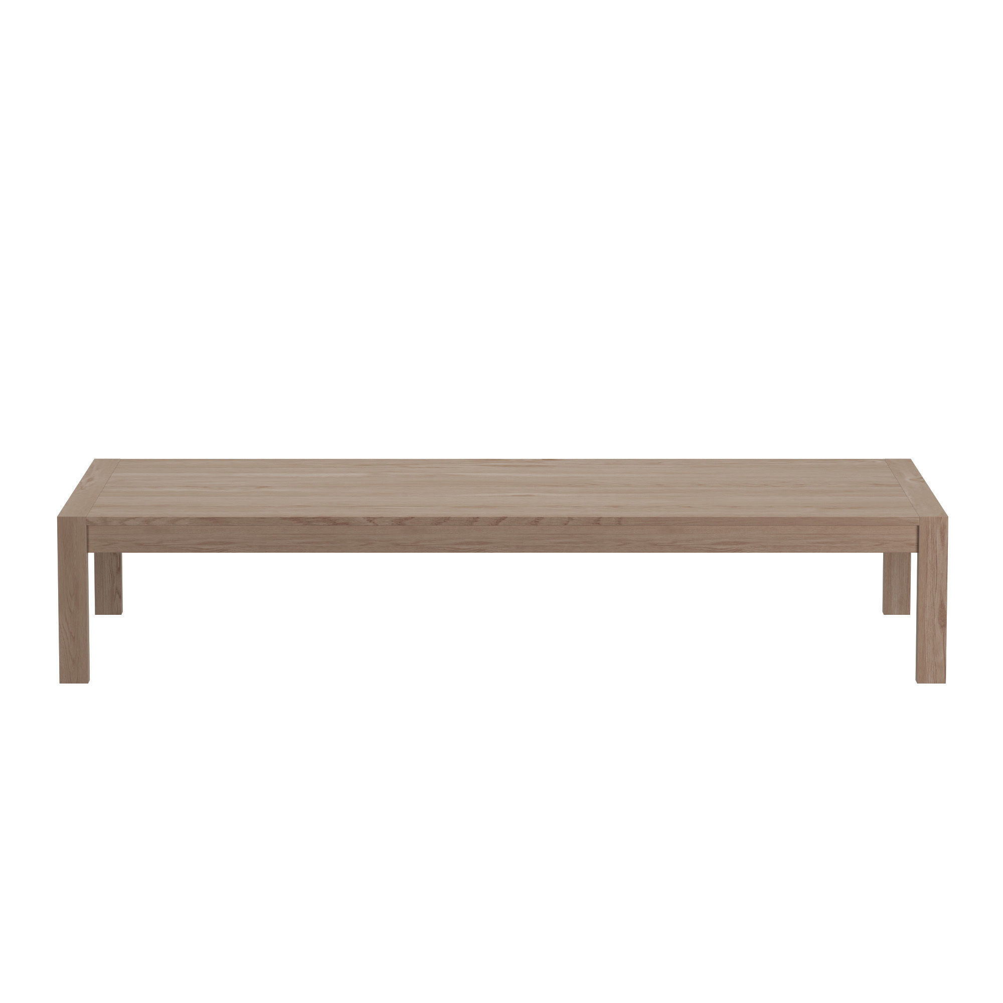 AEGEAN TEAK RECTANGULAR COFFEE TABLE 3D model_2
