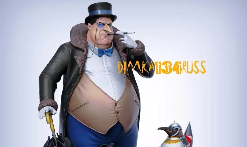 the penguin 3D print model