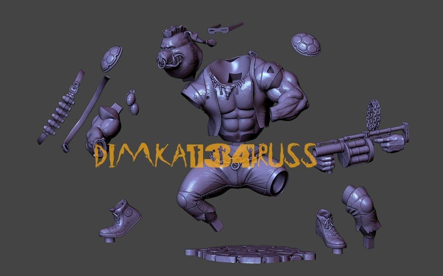 bebop 3D print model_17