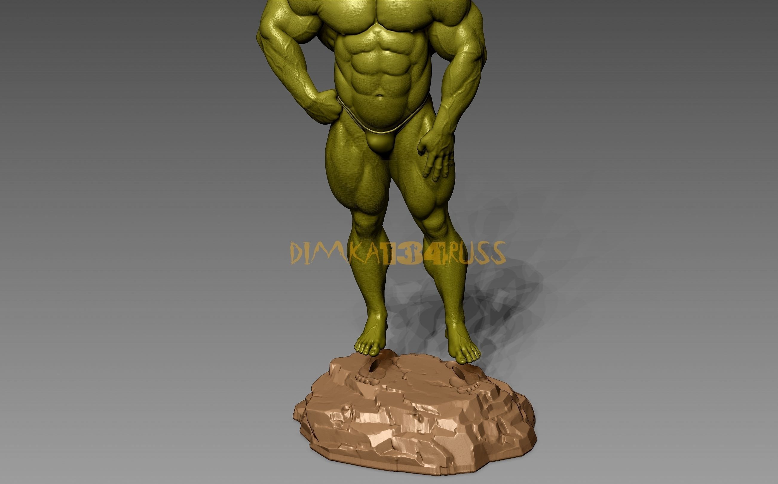 bodybuilding 3D print model_9