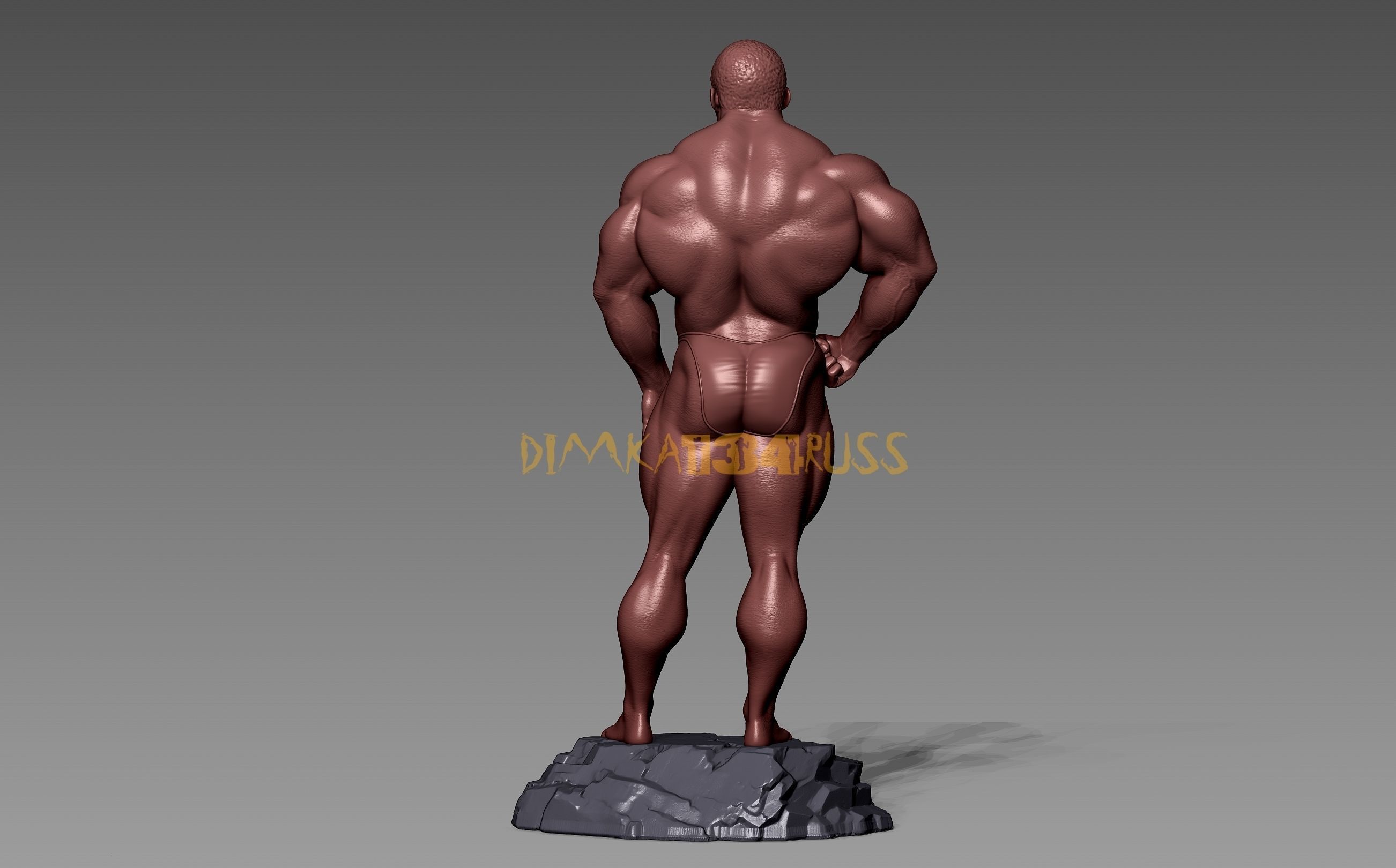 bodybuilding 3D print model_4