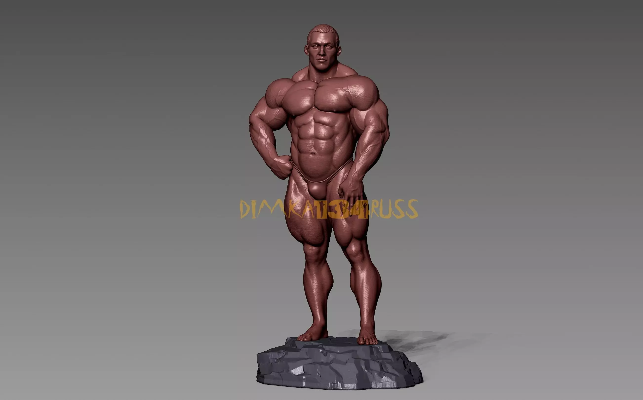 bodybuilding 3D print model_0