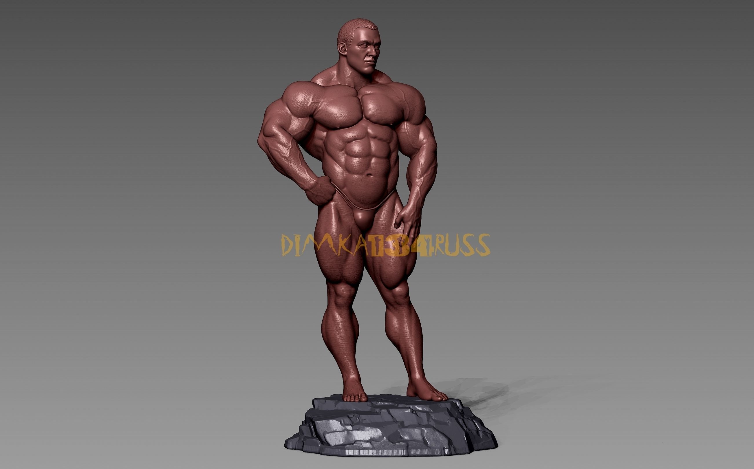 bodybuilding 3D print model_1