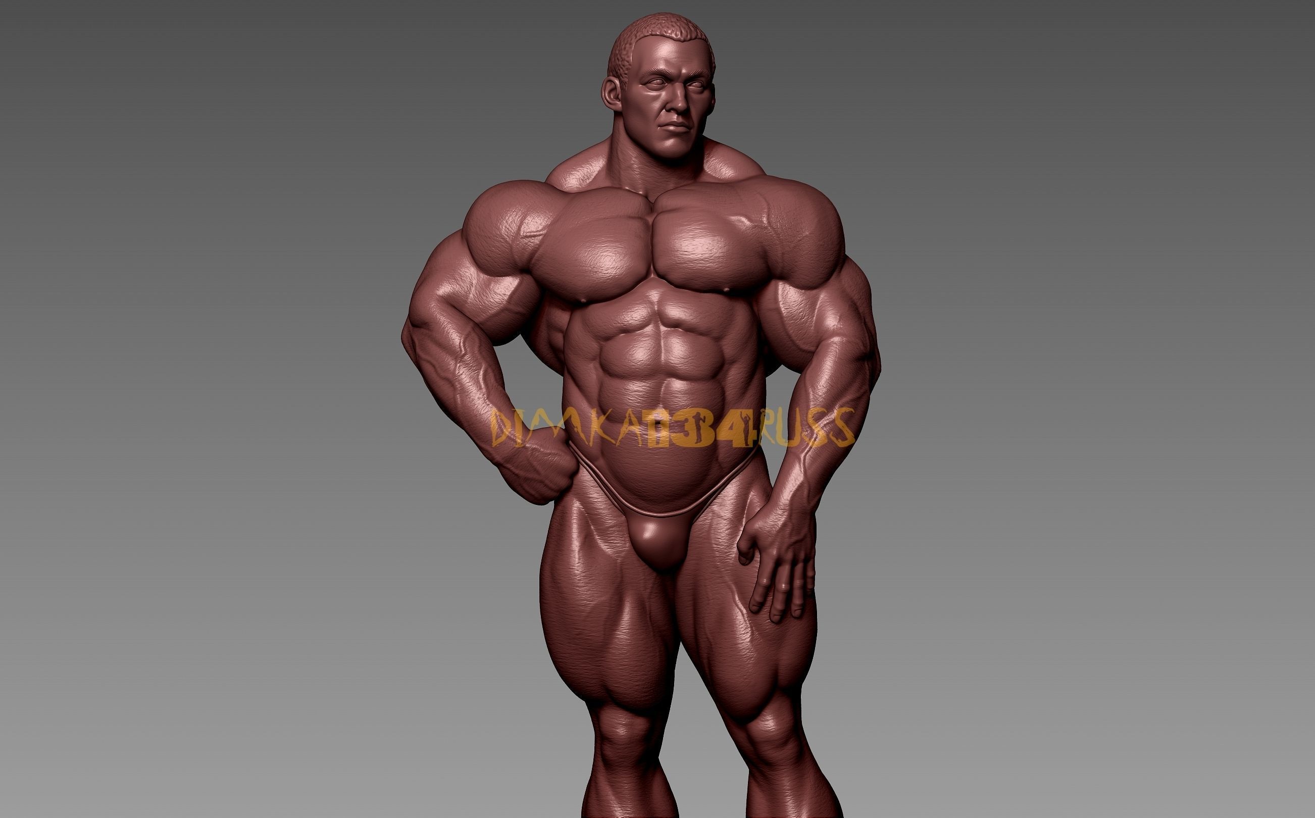 bodybuilding 3D print model_10