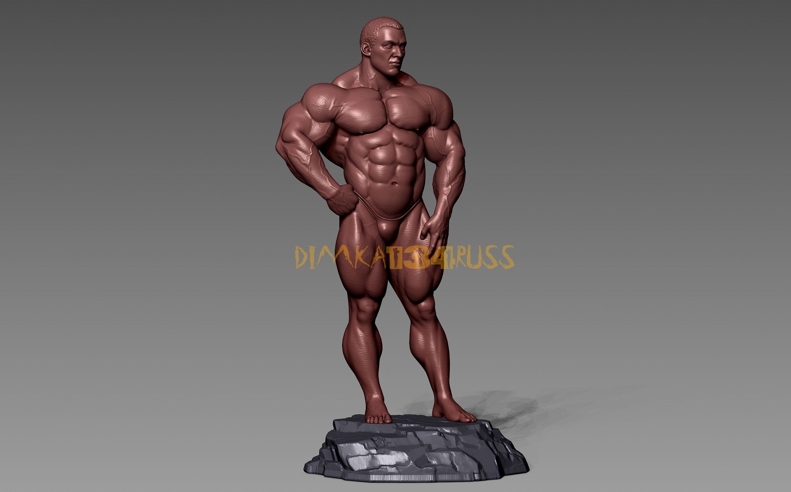 bodybuilding 3D print model_2