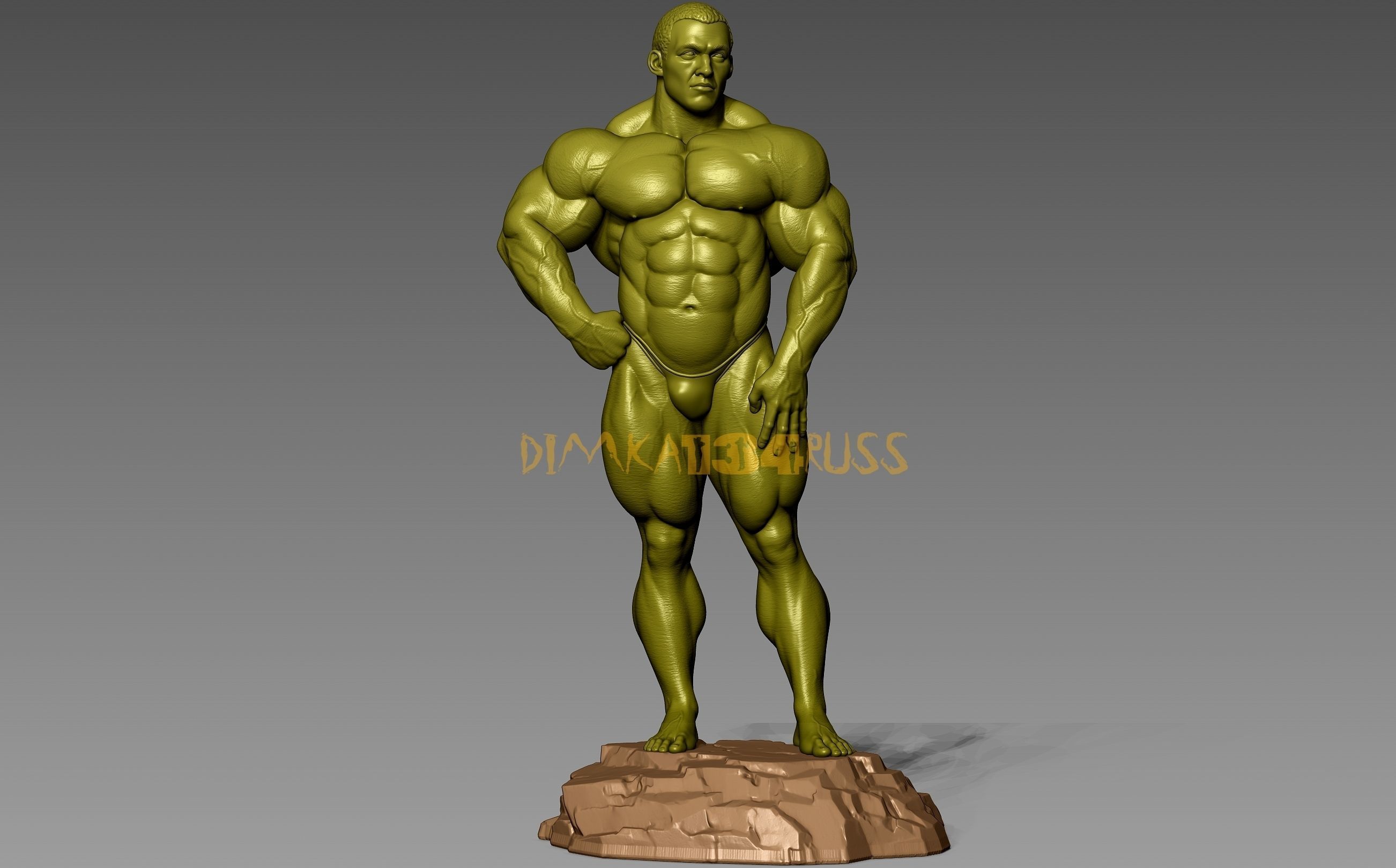 bodybuilding 3D print model_14