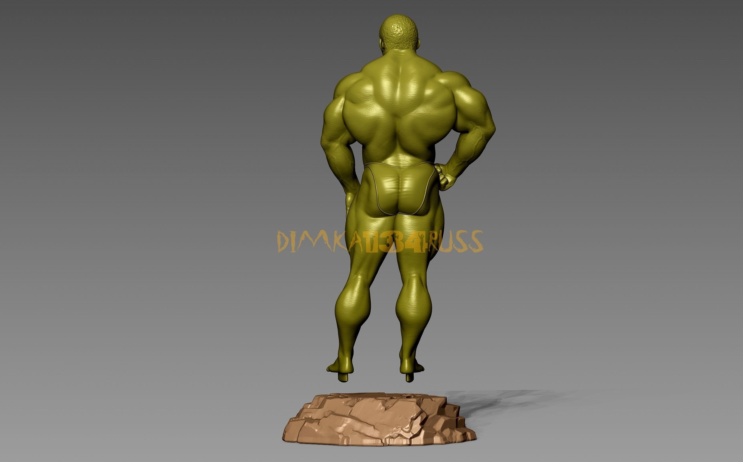 bodybuilding 3D print model_16