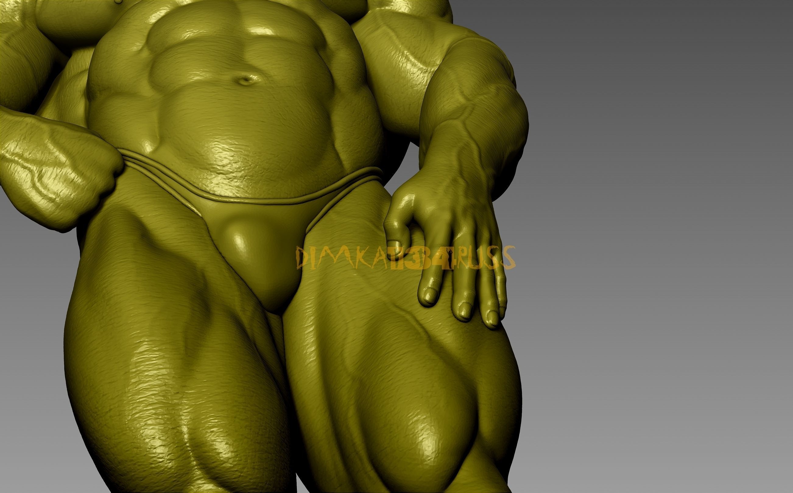 bodybuilding 3D print model_22