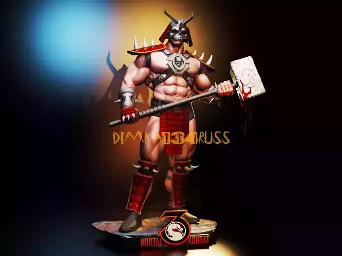 Shao Kahn stl 3D print model