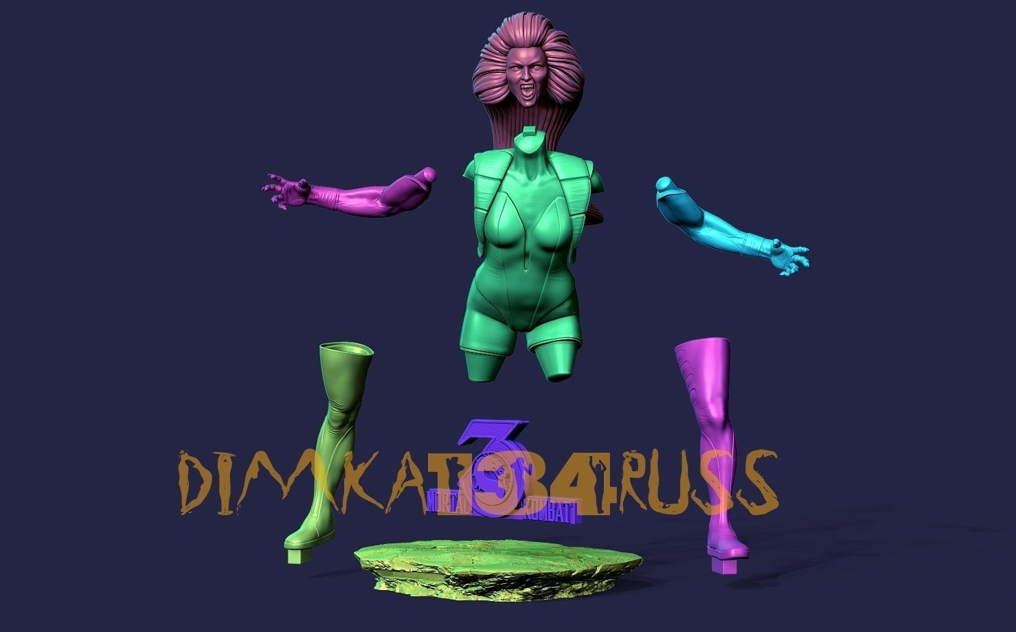 sindel stl 3D print model_3