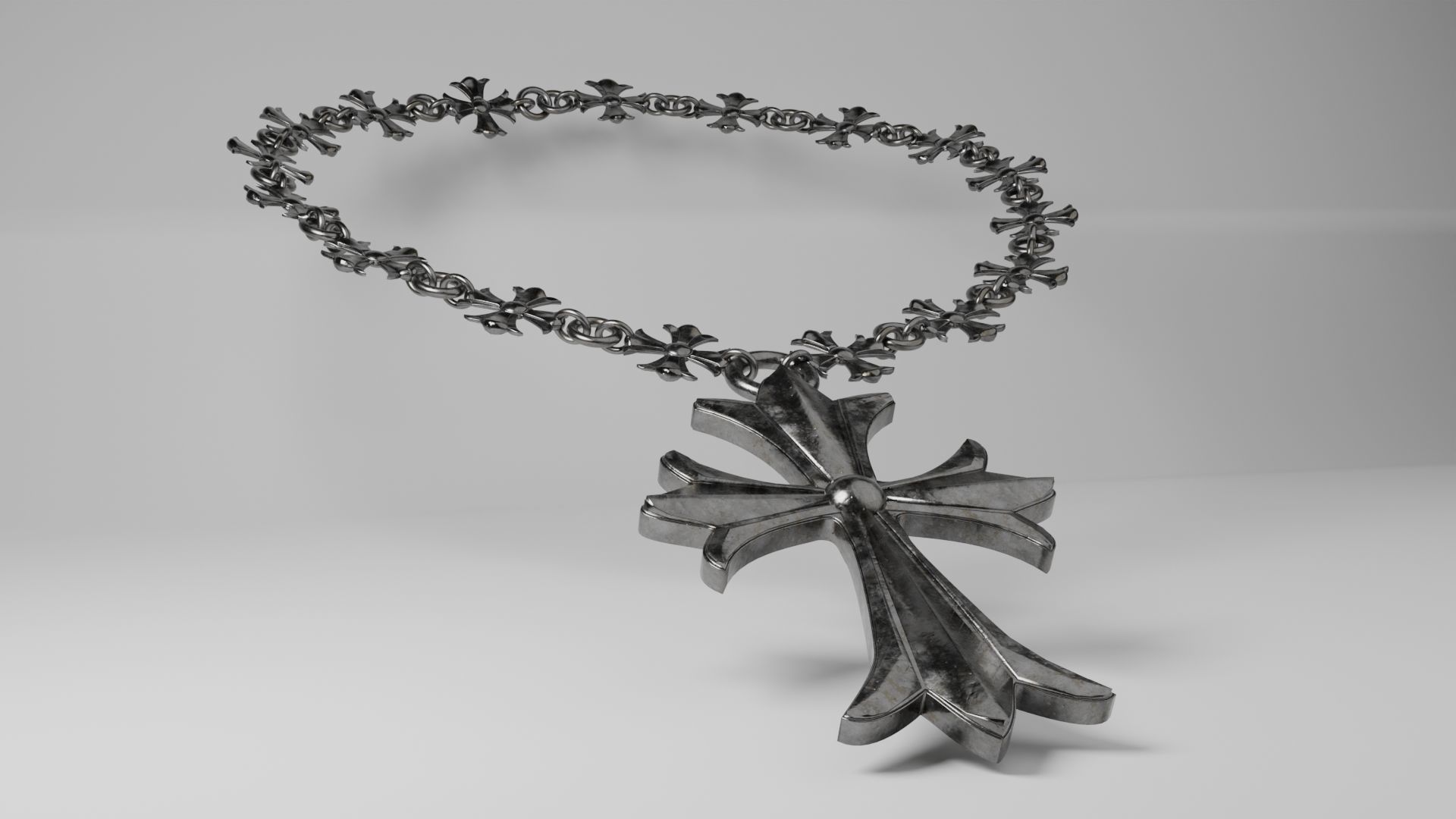 Chrome Hearts Necklace  3D model_3