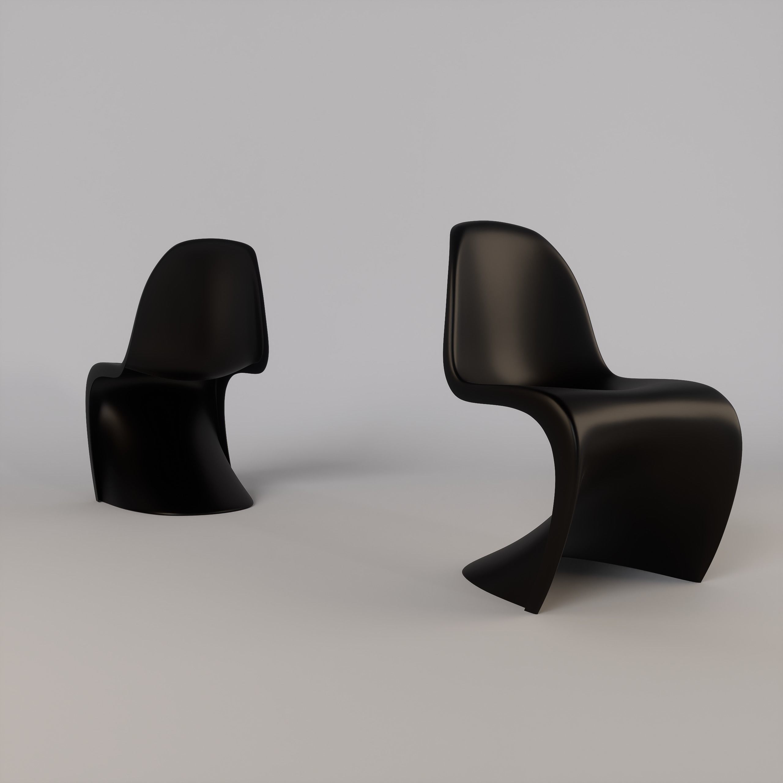 Panton Chair - High-Quality 3D Model 3D model_1