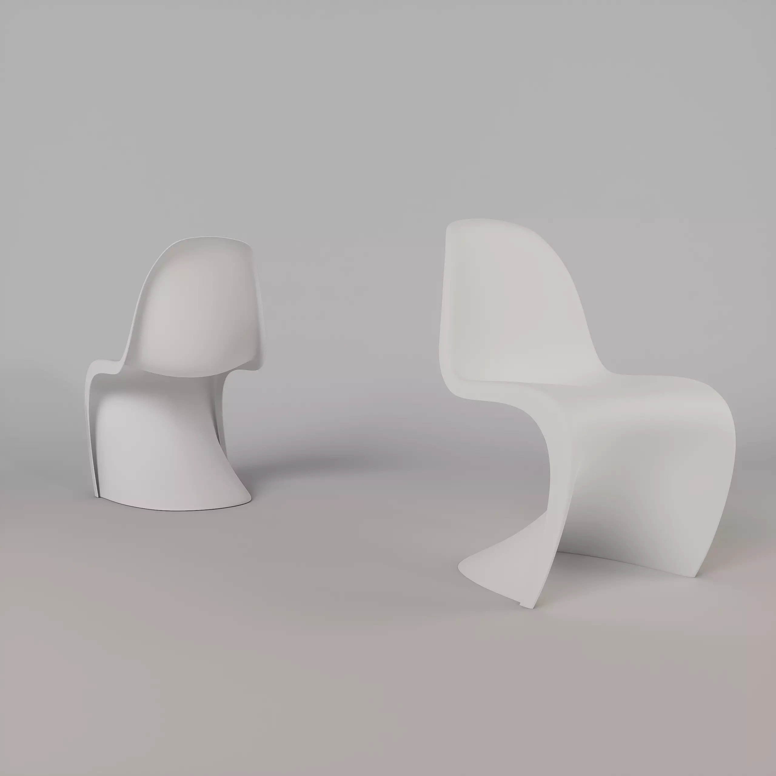 Panton Chair - High-Quality 3D Model 3D model_0