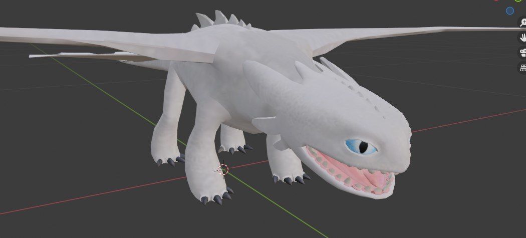 Light Fury 3d model 3D model_4