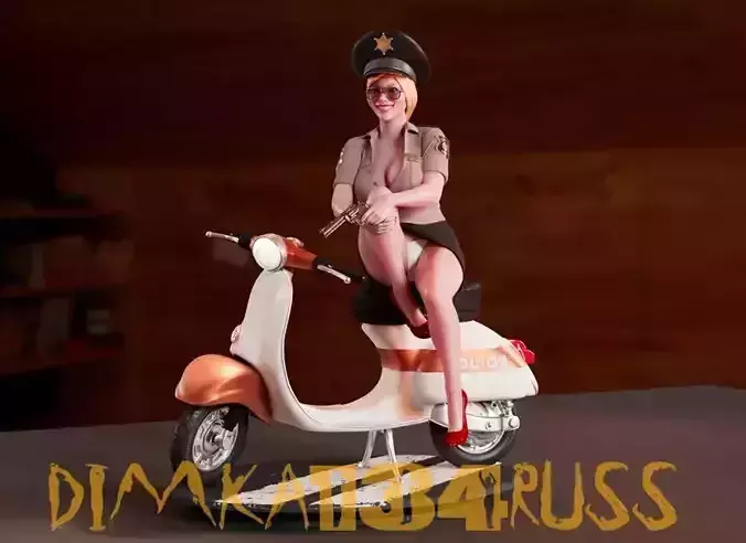 pin up police 3D print model