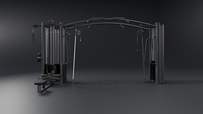 Fully MultiFunctional Fitness Machine 3D model