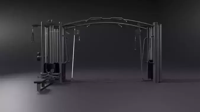 Fully MultiFunctional Fitness Machine 3D model